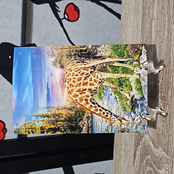 4x6 Giraffe Majestic Landscape Fantasy Composite Oil‎ Painting Wall Art Print - Picture 5 of 7